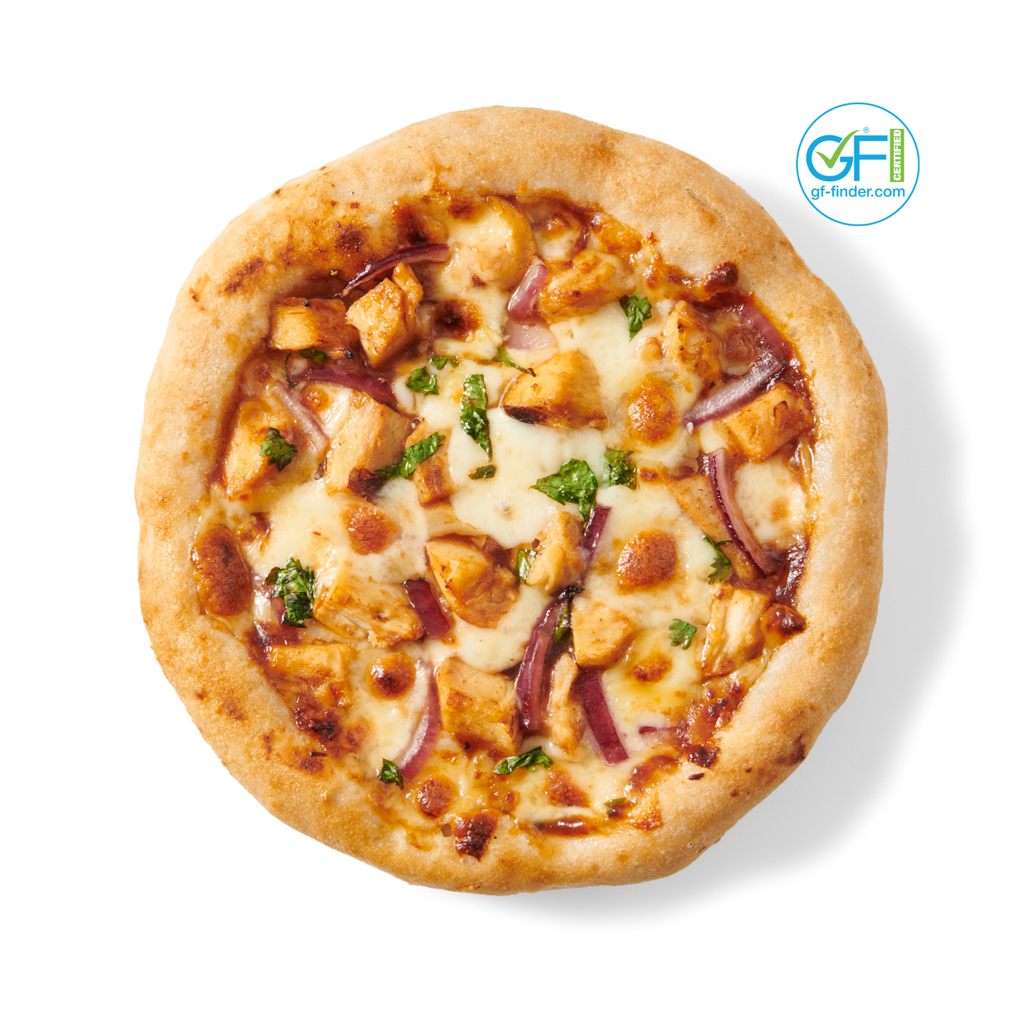 Certified Gluten-Free BBQ Chicken Pizza (One)