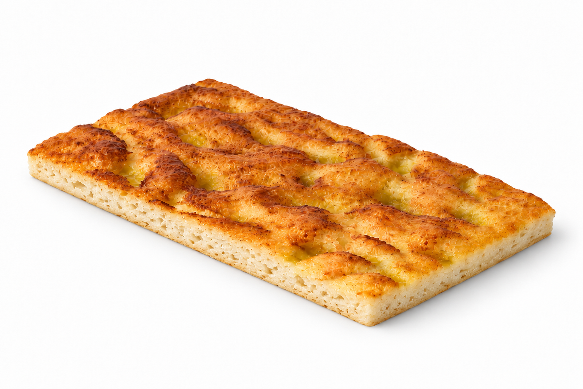 Certified Gluten-Free Vegan Focaccia Quarter Sheets | Top 9 Allergen-Free | 32 Count