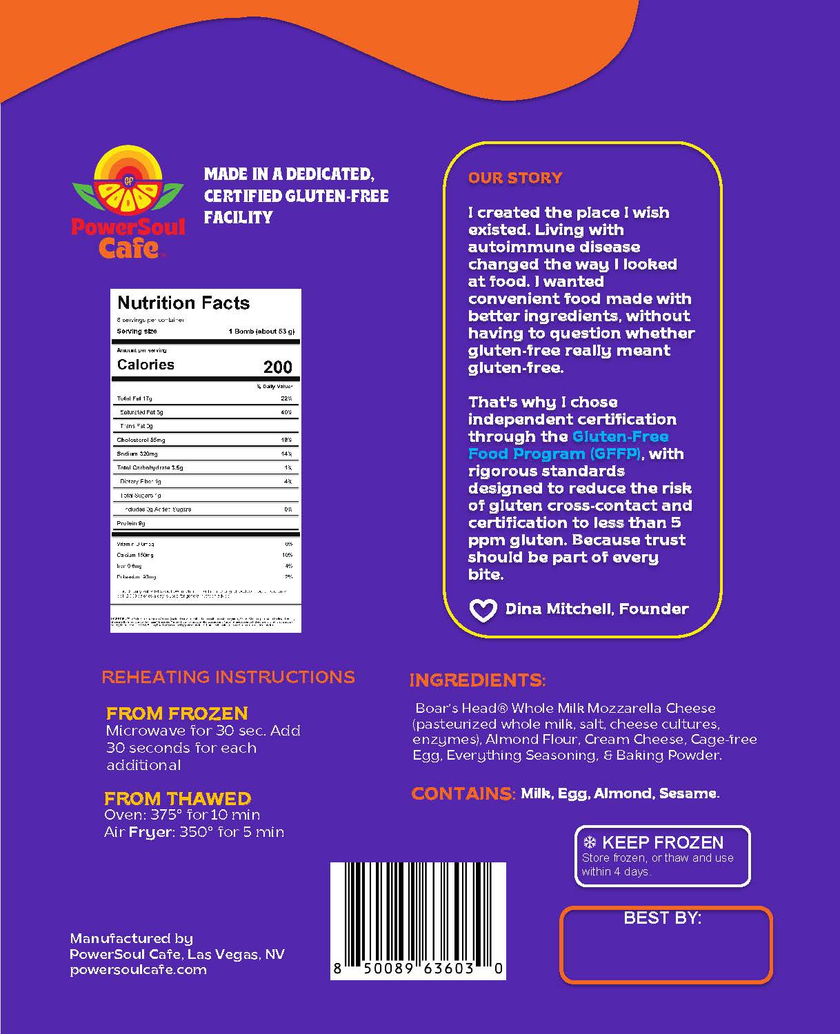 Certified Gluten-Free Keto Bomb.com™ Bagel Bites (8 Pack)