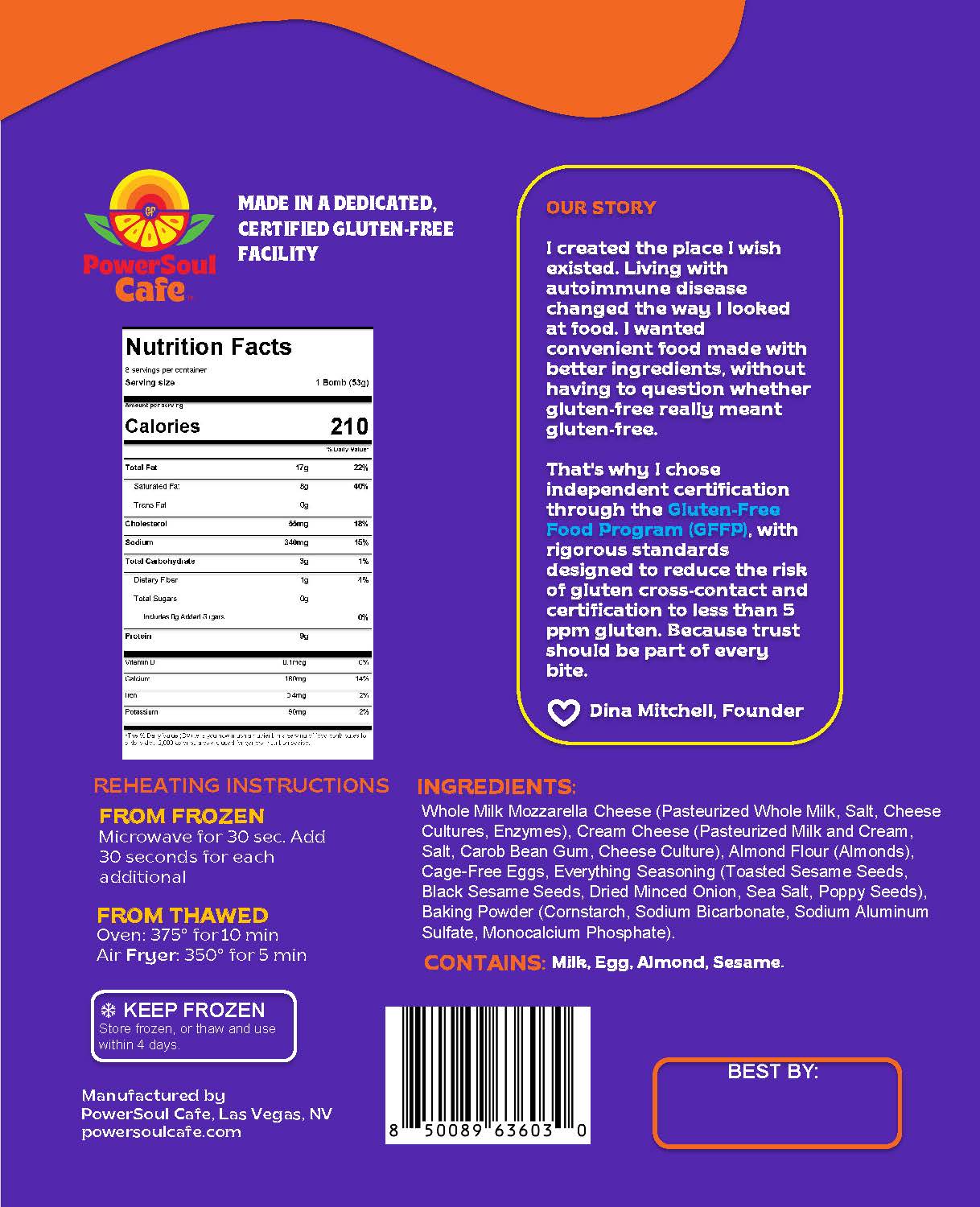 Certified Gluten-Free Keto Bomb.com™ Bagel Bites (8 Pack)