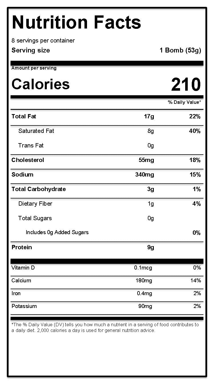 Certified Gluten-Free Keto Bomb.com™ Bagel Bites (8 Pack)