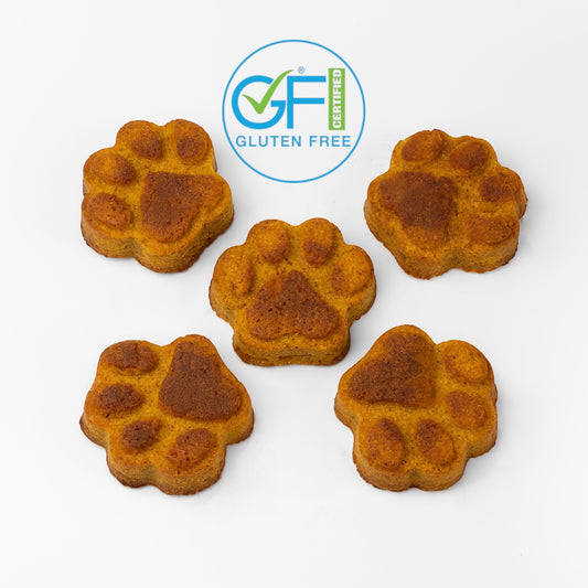 PowerPaws Pumpkin Dog Treats - Certified Gluten-Free by PowerSoul Cafe