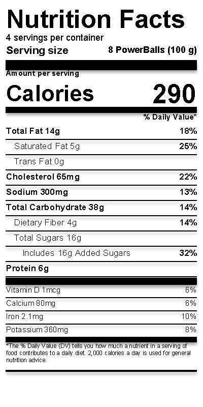 Certified Gluten-Free Dairy-Free PowerBalls™ Pancake Bites 32 count