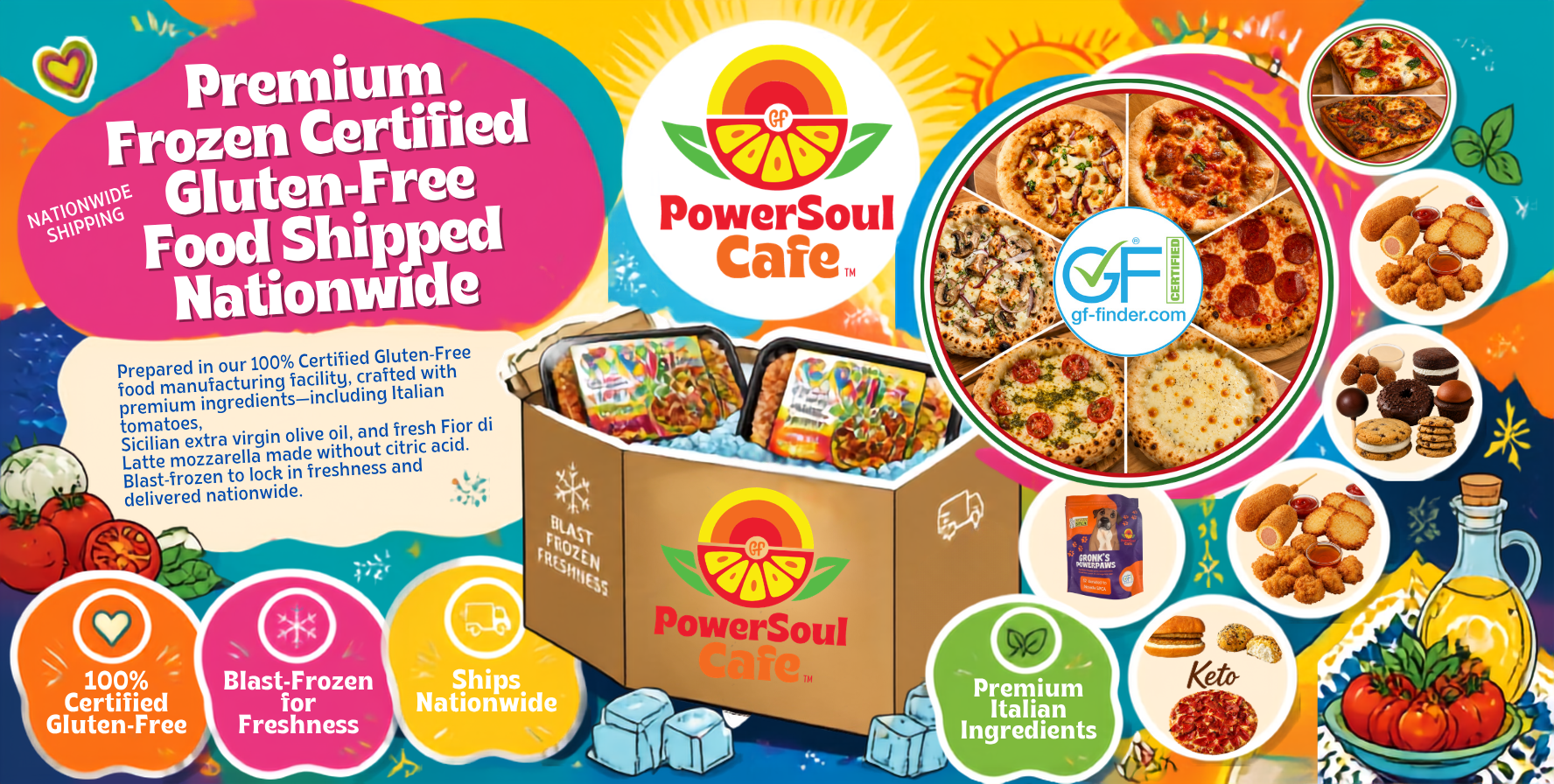 Certified gluten-free food shipped nationwide