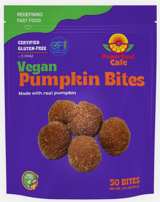 Certified Gluten-Free Vegan Pumpkin Bites (50 Count)