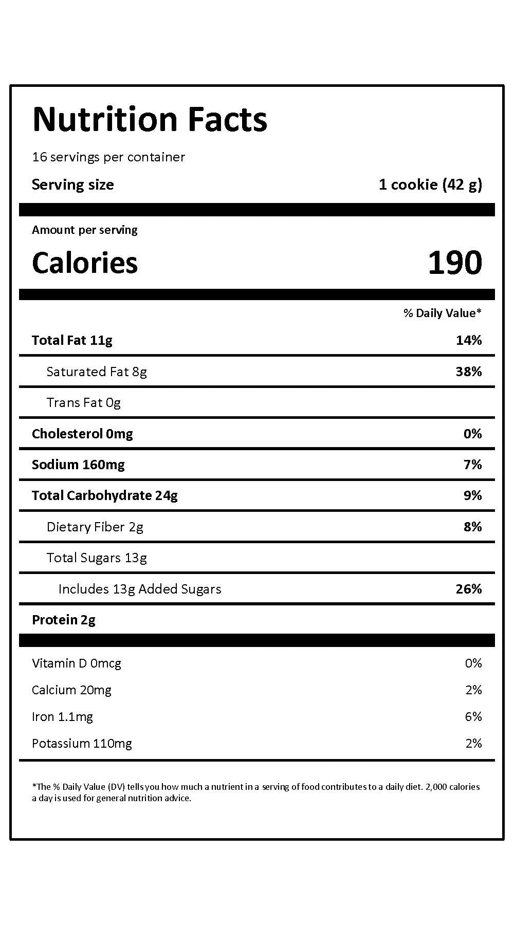 Certified Gluten-Free Vegan Chocolate Chip Cookie Dough – 16 Count