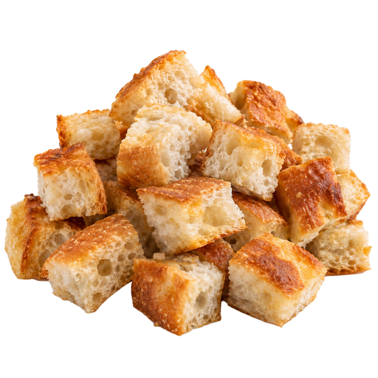 Certified Gluten-Free Vegan Focaccia Bread Cubes| Top 9 Allergen-Free | 9 Lbs